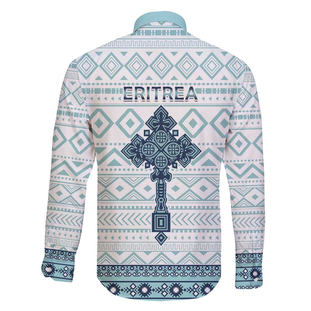 Eritrea Family Matching Puletasi and Hawaiian Shirt Eritrean Cross Mix Tilet Pattern - Wonder Print Shop