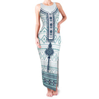 Eritrea Family Matching Tank Maxi Dress and Hawaiian Shirt Eritrean Cross Mix Tilet Pattern - Wonder Print Shop