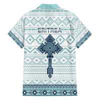 Eritrea Hawaiian Shirt Eritrean Cross Mix Tilet Pattern - Wonder Print Shop