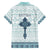 Eritrea Hawaiian Shirt Eritrean Cross Mix Tilet Pattern - Wonder Print Shop