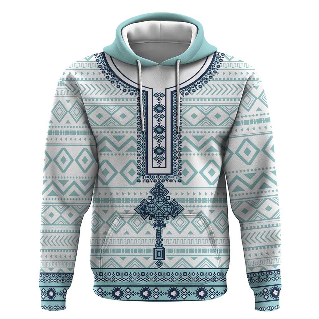 Eritrea Hoodie Eritrean Cross Mix Tilet Pattern - Wonder Print Shop