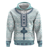 Eritrea Hoodie Eritrean Cross Mix Tilet Pattern - Wonder Print Shop