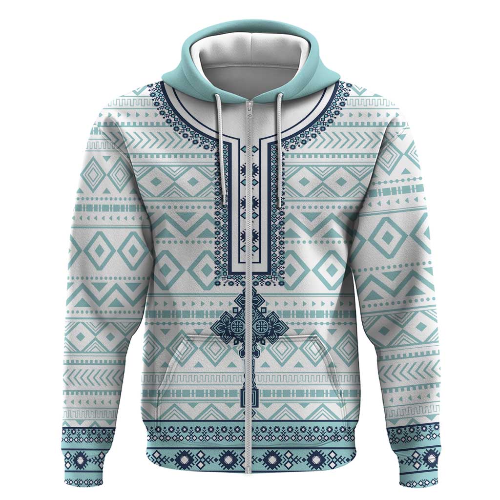 Eritrea Hoodie Eritrean Cross Mix Tilet Pattern - Wonder Print Shop