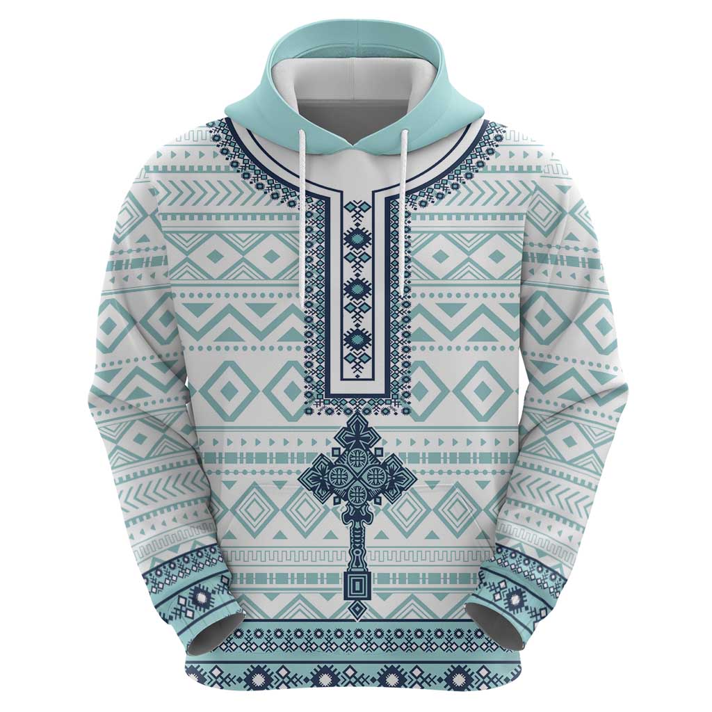 Eritrea Hoodie Eritrean Cross Mix Tilet Pattern - Wonder Print Shop