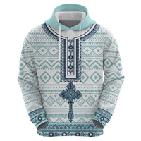 Eritrea Hoodie Eritrean Cross Mix Tilet Pattern - Wonder Print Shop