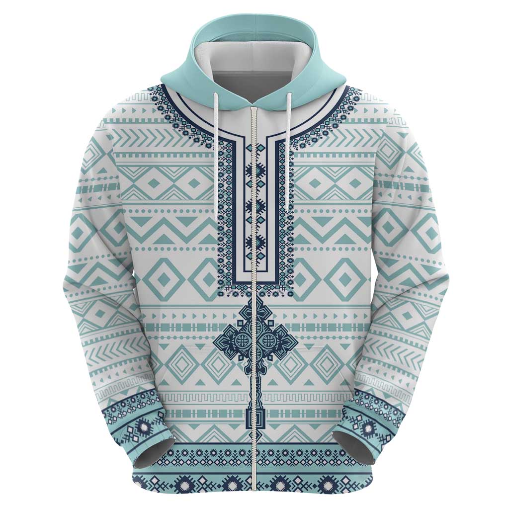 Eritrea Hoodie Eritrean Cross Mix Tilet Pattern - Wonder Print Shop