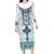 Eritrea Long Sleeve Bodycon Dress Eritrean Cross Mix Tilet Pattern - Wonder Print Shop
