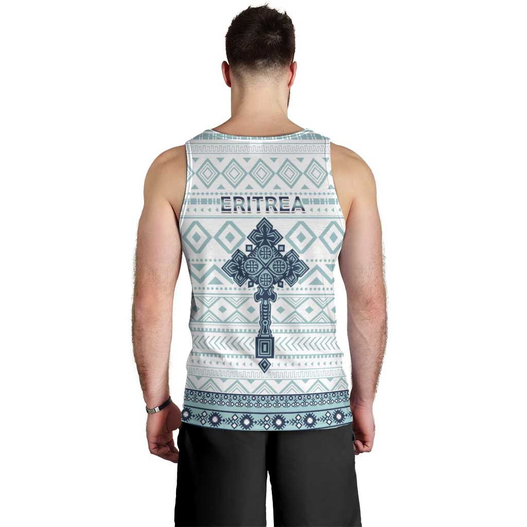 Eritrea Men Tank Top Eritrean Cross Mix Tilet Pattern - Wonder Print Shop