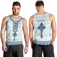 Eritrea Men Tank Top Eritrean Cross Mix Tilet Pattern - Wonder Print Shop