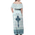 Eritrea Off Shoulder Maxi Dress Eritrean Cross Mix Tilet Pattern - Wonder Print Shop