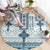 Eritrea Round Carpet Eritrean Cross Mix Tilet Pattern