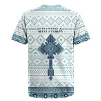 Eritrea Rugby Jersey Eritrean Cross Mix Tilet Pattern - Wonder Print Shop