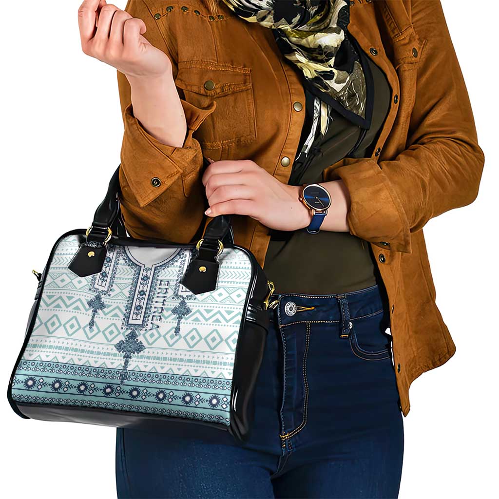 Eritrea Shoulder Handbag Eritrean Cross Mix Tilet Pattern
