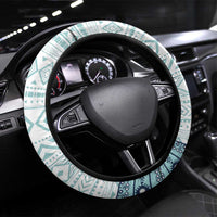 Eritrea Steering Wheel Cover Eritrean Cross Mix Tilet Pattern - Wonder Print Shop