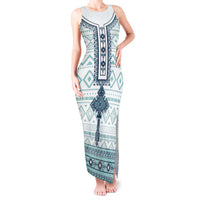 Eritrea Tank Maxi Dress Eritrean Cross Mix Tilet Pattern - Wonder Print Shop