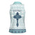 Eritrea Women Sleeveless Polo Shirt Eritrean Cross Mix Tilet Pattern - Wonder Print Shop