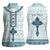 Eritrea Women Sleeveless Polo Shirt Eritrean Cross Mix Tilet Pattern - Wonder Print Shop
