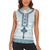 Eritrea Women Sleeveless Polo Shirt Eritrean Cross Mix Tilet Pattern - Wonder Print Shop