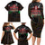Happy Kenya Independence Day Family Matching Long Sleeve Bodycon Dress and Hawaiian Shirt Coat Of Arms With Kente Pattern - Wonder Print Shop