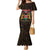 Happy Kenya Independence Day Family Matching Mermaid Dress and Hawaiian Shirt Coat Of Arms With Kente Pattern - Wonder Print Shop