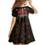 Happy Kenya Independence Day Family Matching Off The Shoulder Long Sleeve Dress and Hawaiian Shirt Coat Of Arms With Kente Pattern - Wonder Print Shop