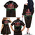 Happy Kenya Independence Day Family Matching Off The Shoulder Long Sleeve Dress and Hawaiian Shirt Coat Of Arms With Kente Pattern - Wonder Print Shop