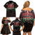 Happy Kenya Independence Day Family Matching Off Shoulder Short Dress and Hawaiian Shirt Coat Of Arms With Kente Pattern - Wonder Print Shop