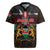 Happy Kenya Independence Day Rugby Jersey Coat Of Arms With Kente Pattern - Wonder Print Shop