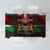 Happy Kenya Independence Day Tablecloth Coat Of Arms With Kente Pattern - Wonder Print Shop