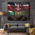 Happy Kenya Independence Day Tapestry Coat Of Arms With Kente Pattern - Wonder Print Shop