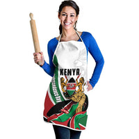 Kenya Jamhuri Day Apron Lion With Coat Of Arms - Wonder Print Shop