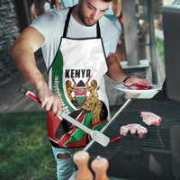 Kenya Jamhuri Day Apron Lion With Coat Of Arms - Wonder Print Shop