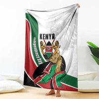 Kenya Jamhuri Day Blanket Lion With Coat Of Arms - Wonder Print Shop