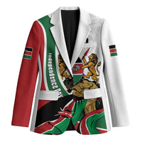 Personalized Kenya Jamhuri Day Blazer Lion With Coat Of Arms - Wonder Print Shop