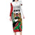 Personalized Kenya Jamhuri Day Family Matching Long Sleeve Bodycon Dress and Hawaiian Shirt Lion With Coat Of Arms - Wonder Print Shop