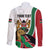 Personalized Kenya Jamhuri Day Family Matching Mermaid Dress and Hawaiian Shirt Lion With Coat Of Arms - Wonder Print Shop