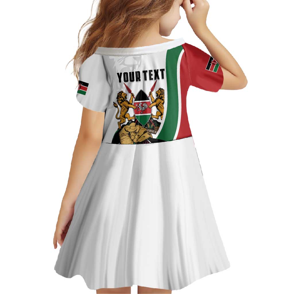 Personalized Kenya Jamhuri Day Family Matching Off Shoulder Maxi Dress and Hawaiian Shirt Lion With Coat Of Arms - Wonder Print Shop