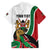 Personalized Kenya Jamhuri Day Family Matching Off Shoulder Maxi Dress and Hawaiian Shirt Lion With Coat Of Arms - Wonder Print Shop