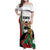 Personalized Kenya Jamhuri Day Family Matching Off Shoulder Maxi Dress and Hawaiian Shirt Lion With Coat Of Arms - Wonder Print Shop
