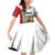 Personalized Kenya Jamhuri Day Family Matching Off Shoulder Short Dress and Hawaiian Shirt Lion With Coat Of Arms - Wonder Print Shop