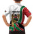 Personalized Kenya Jamhuri Day Family Matching Short Sleeve Bodycon Dress and Hawaiian Shirt Lion With Coat Of Arms - Wonder Print Shop