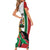 Personalized Kenya Jamhuri Day Family Matching Short Sleeve Bodycon Dress and Hawaiian Shirt Lion With Coat Of Arms - Wonder Print Shop