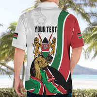 Personalized Kenya Jamhuri Day Hawaiian Shirt Lion With Coat Of Arms - Wonder Print Shop