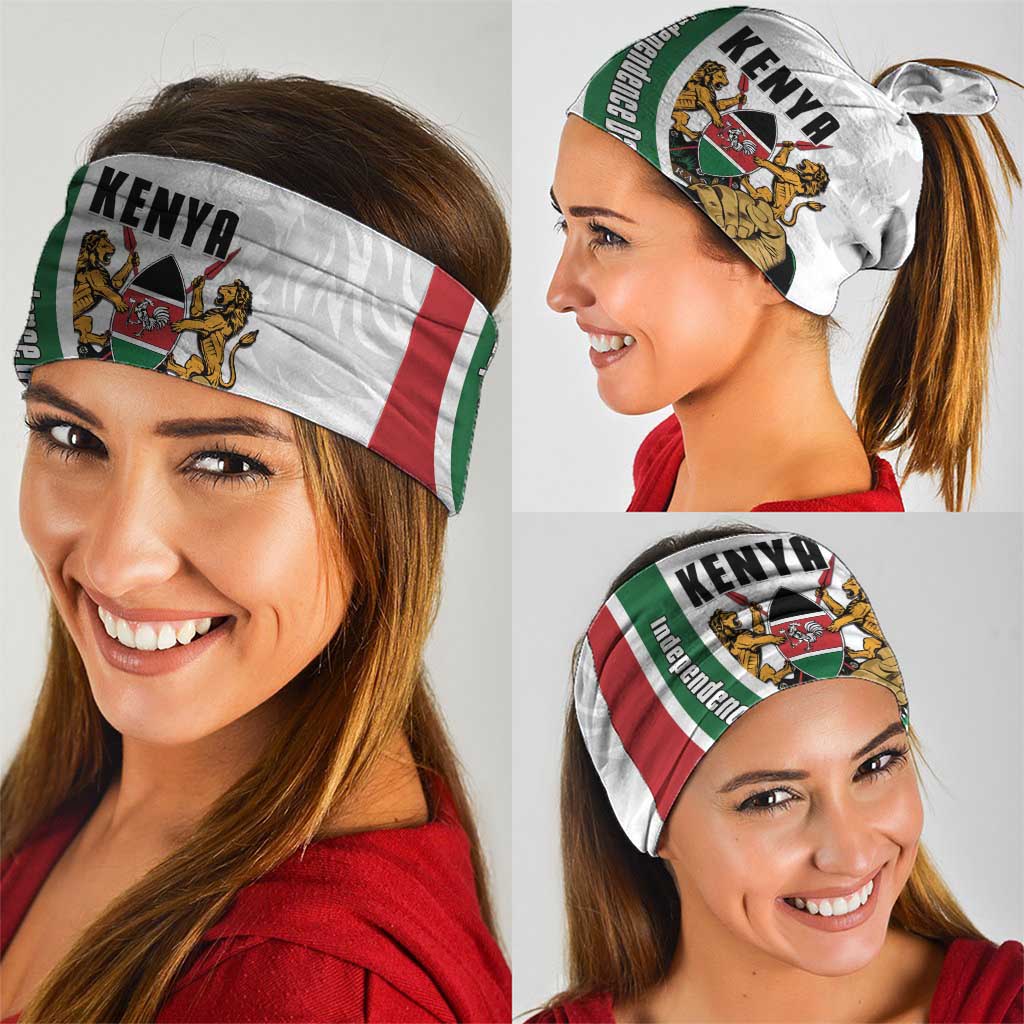 Kenya Jamhuri Day Neck Gaiter Lion With Coat Of Arms - Wonder Print Shop