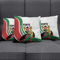 Kenya Jamhuri Day Pillow Cover Lion With Coat Of Arms - Wonder Print Shop