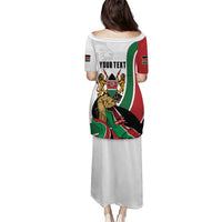 Personalized Kenya Jamhuri Day Puletasi Lion With Coat Of Arms - Wonder Print Shop