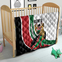 Kenya Jamhuri Day Quilt Lion With Coat Of Arms - Wonder Print Shop