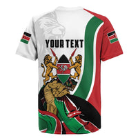 Personalized Kenya Jamhuri Day Rugby Jersey Lion With Coat Of Arms - Wonder Print Shop