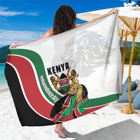 Kenya Jamhuri Day Sarong Lion With Coat Of Arms - Wonder Print Shop