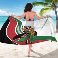 Kenya Jamhuri Day Sarong Lion With Coat Of Arms - Wonder Print Shop